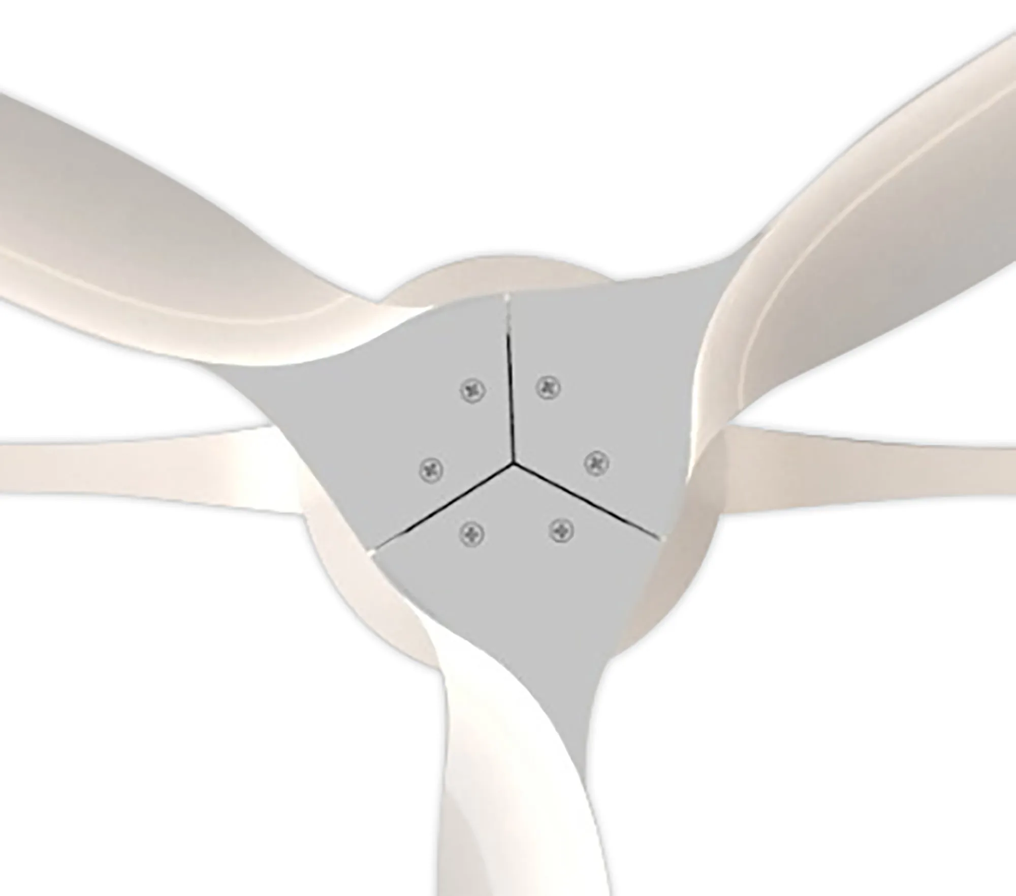 Nepal 75W LED Dimmable Ceiling Light & Fan, Remote / APP / Voice Controlled White M7530  Mantra Nepal